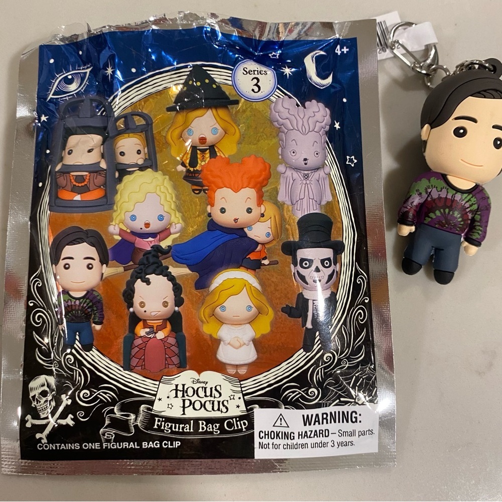 NWT Disney’s Hocus Pocus Series 3 Bag Clips - Max